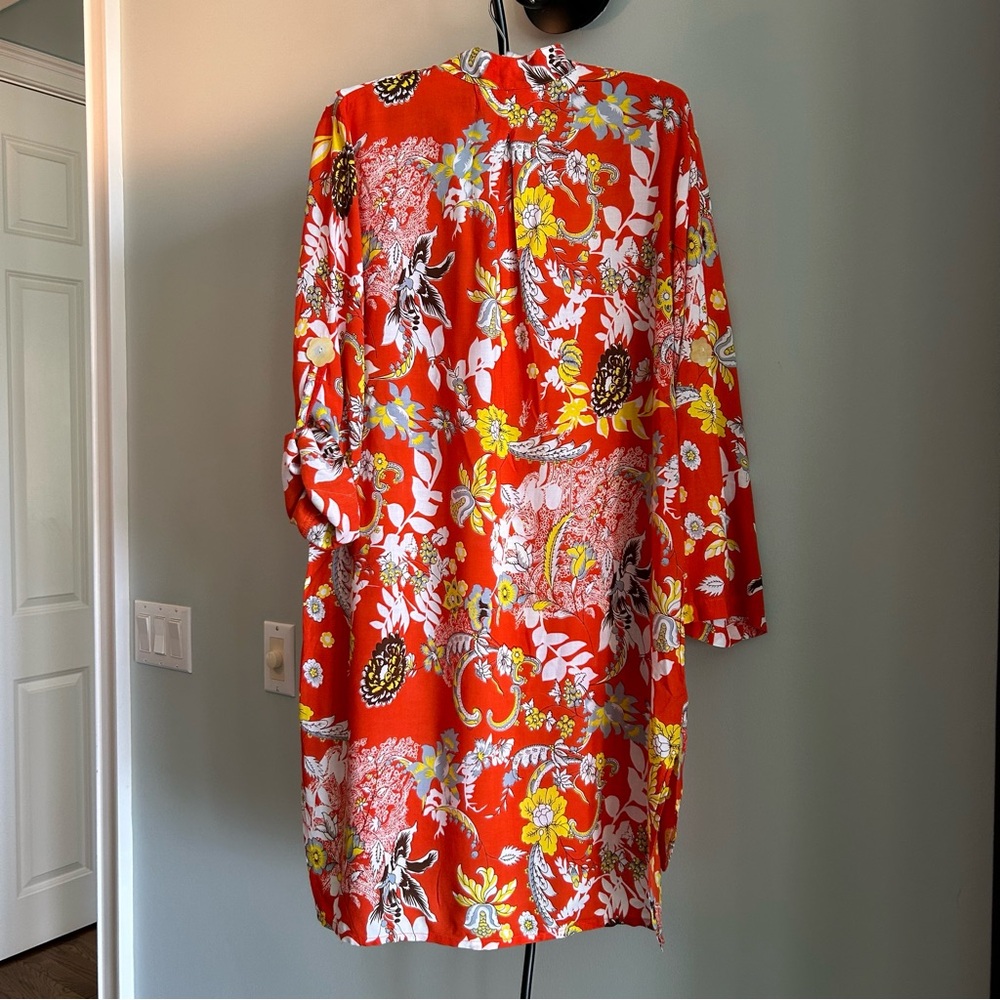 WALKER & WADE
ORANGE MULTI PRINT DRESS - Picture 6 of 9